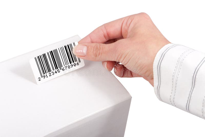 Barcode label stock photos