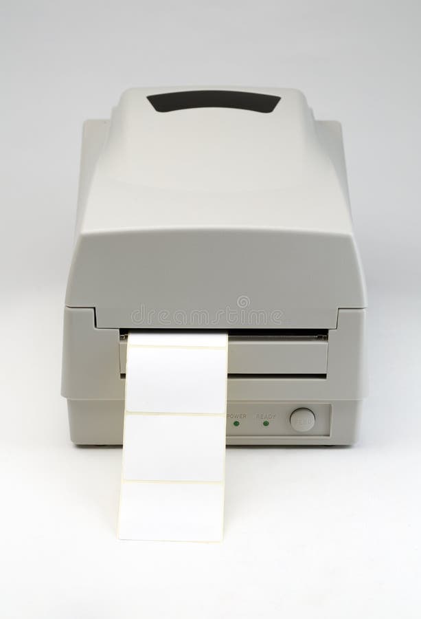Barcode label printer royalty free stock image