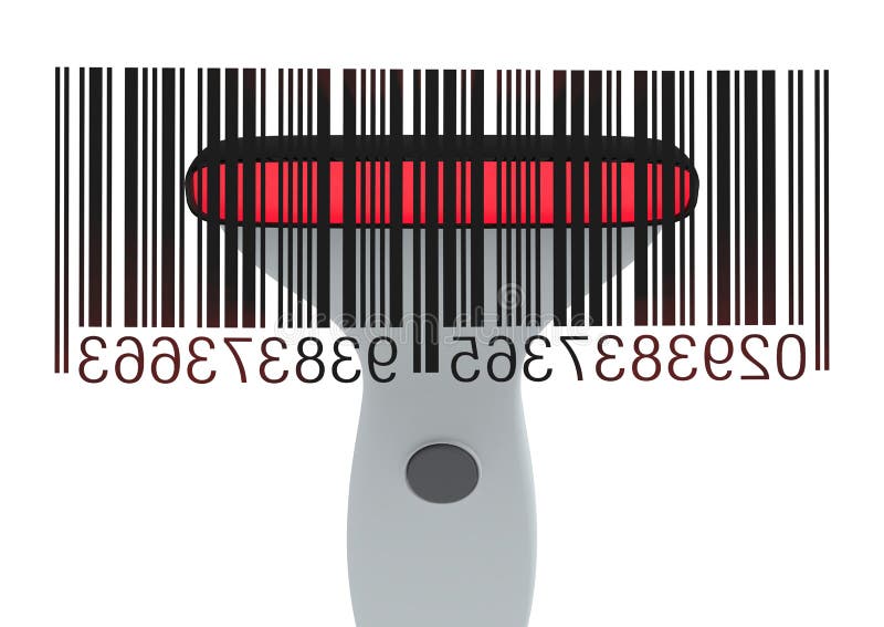 Barcode reader royalty free illustration