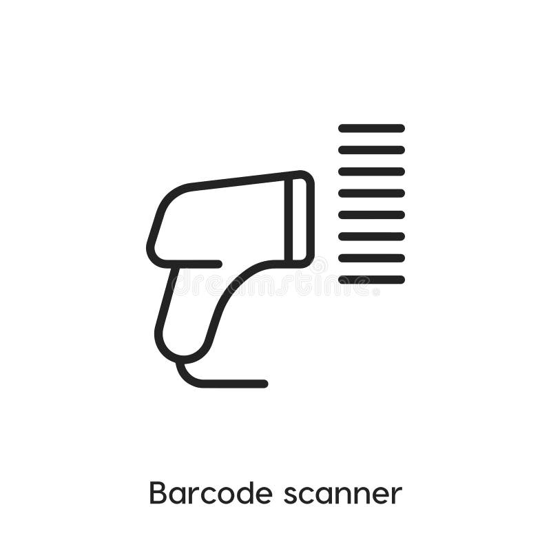 Barcode reader icon vector. barcode reader icon vector symbol illustration. Modern simple vector icon for your design. royalty free illustration