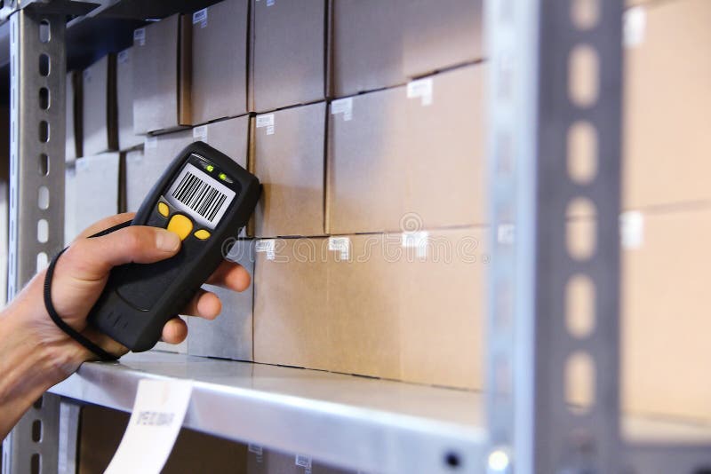 Barcode Scanner royalty free stock photos