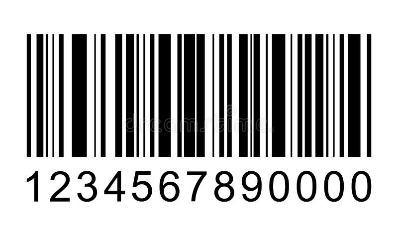 Barcode vector icon. Bar code for web, app ui design. Isolated illustration stock illustration