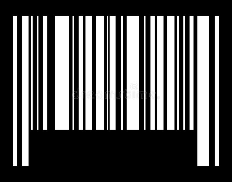 Barcode vector icon. Bar code for web flat design. Isolated illustration stock illustration