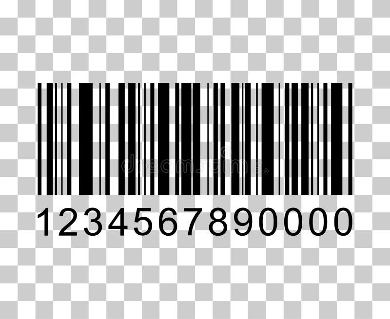Barcode vector icon. Bar code for web flat design. Isolated illustration stock illustration