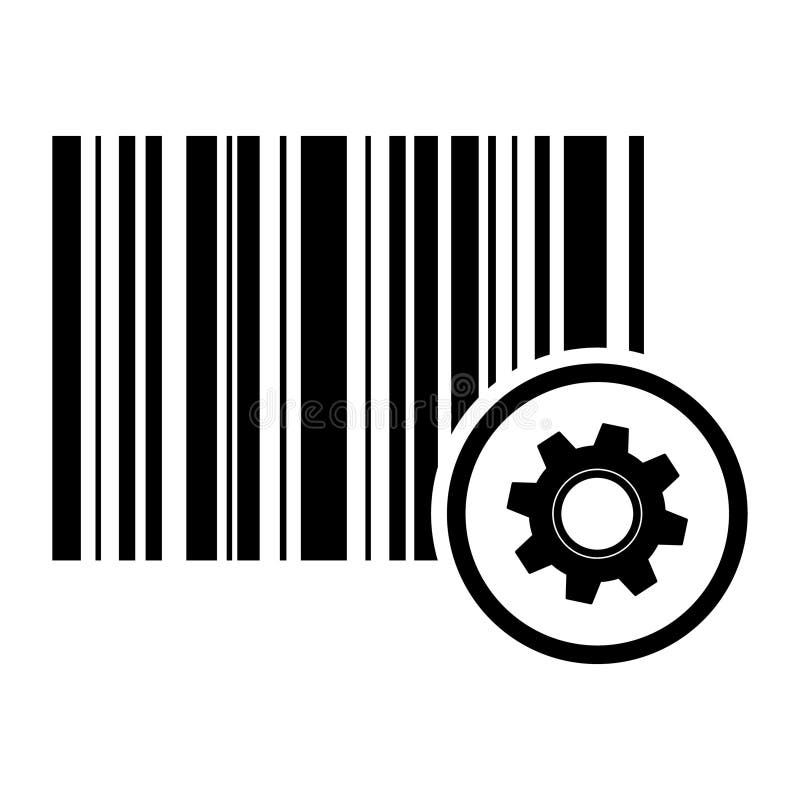 Barcode vector icon. Bar code for web flat design. Isolated illustration vector illustration