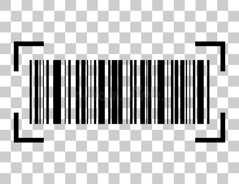 Barcode vector icon. Bar code for web flat design. Isolated illustration vector illustration