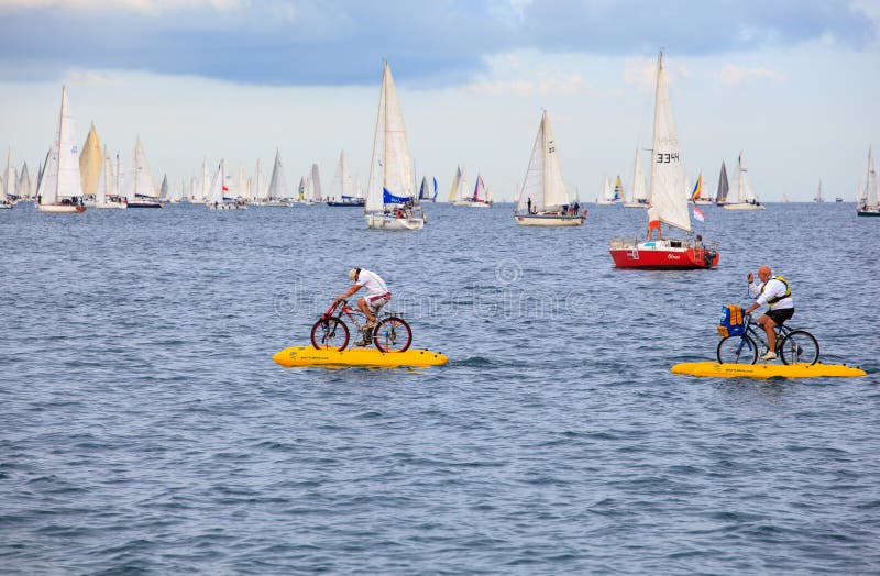 Barcolana regatta in Trieste