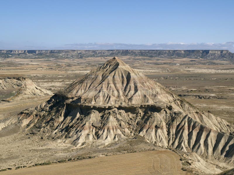 Bardenas van Las reales royalty-vrije stock afbeelding Bardenas van Las reales royalty-vrije stock afbeelding