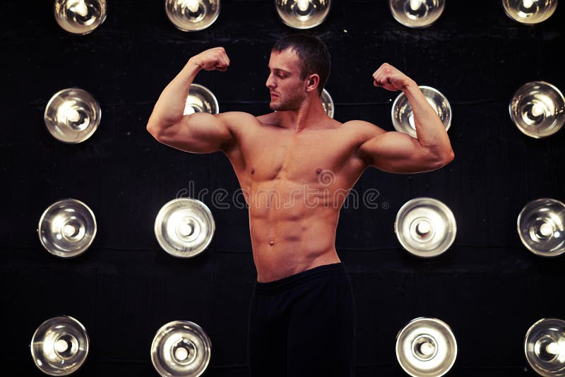 Male muscle stud