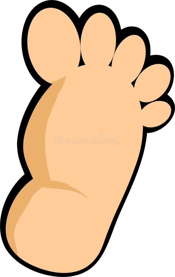 Bare feet stock illustration