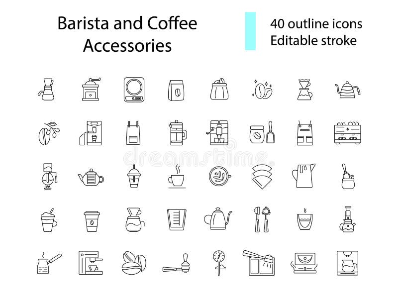 https://thumbs.dreamstime.com/b/barista-coffee-accessories-outline-icons-set-shop-equipment-editable-stroke-isolated-vector-illustration-espresso-making-224423434.jpg