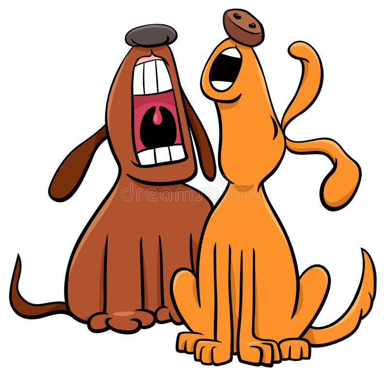 Barking Dogs Clipart Free