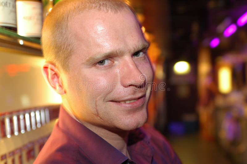 Barman stock photo