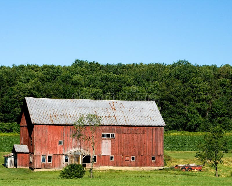 Barn in the Country royalty free stock photos