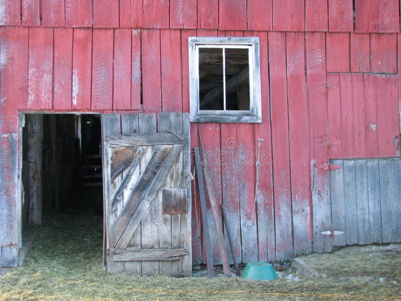Barn Door Open stock photo. Image of window, cold, winter 79404546
