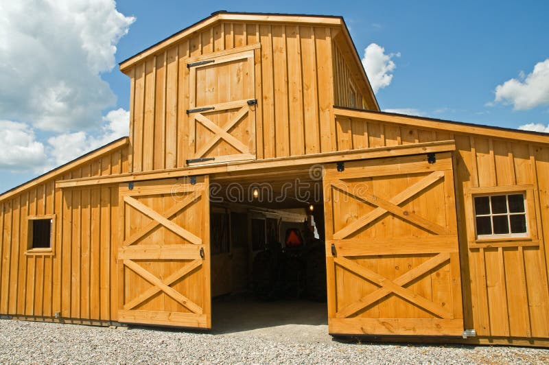 Barn doors and windows stock photo. Image of structure 6089554