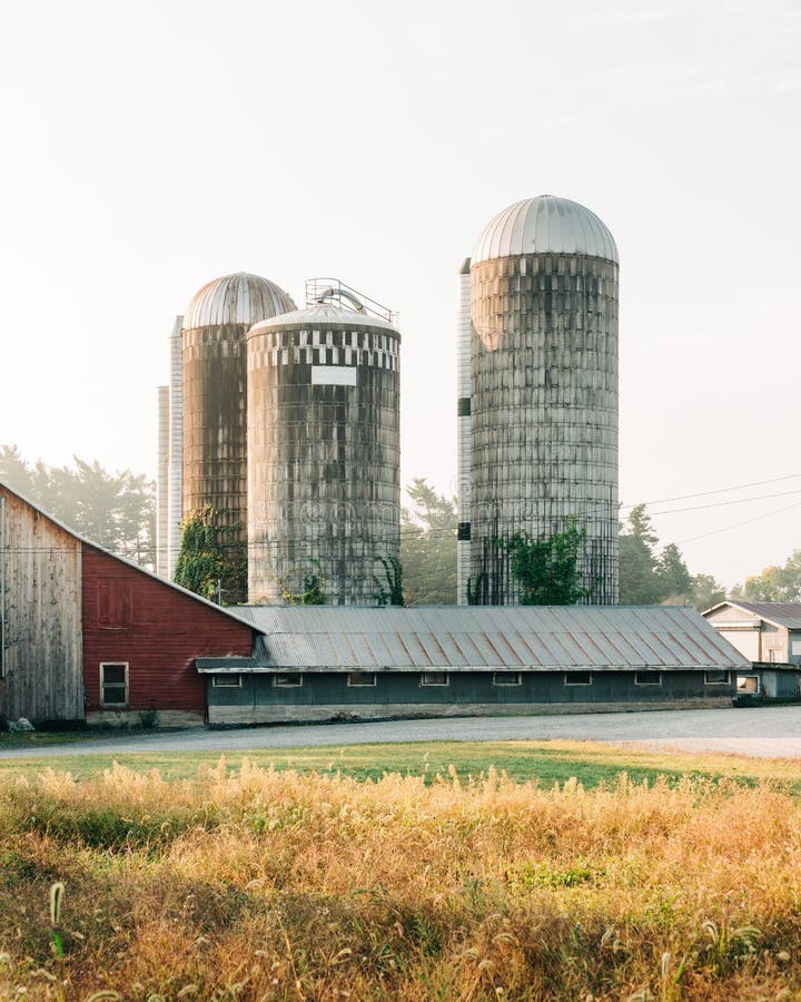 A Barn on a Farm in Kerhonkson, New York Stock Image Image of upstate