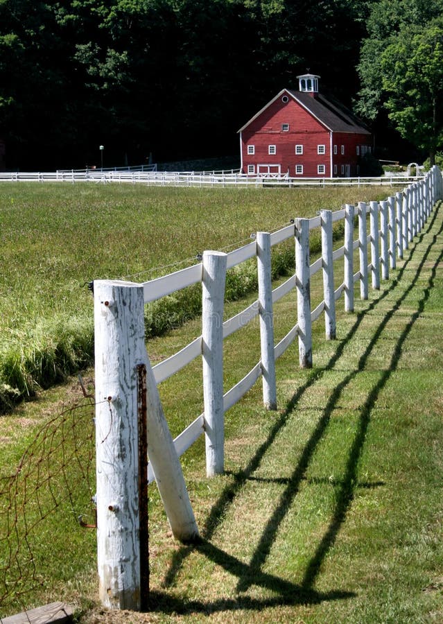 Barn and Fence stock image Barn and Fence stock image
