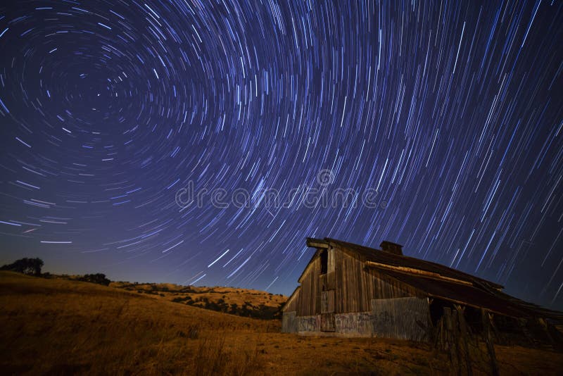 Granero el cielo más cercano azul Roble rancho reservar,,, perseida.