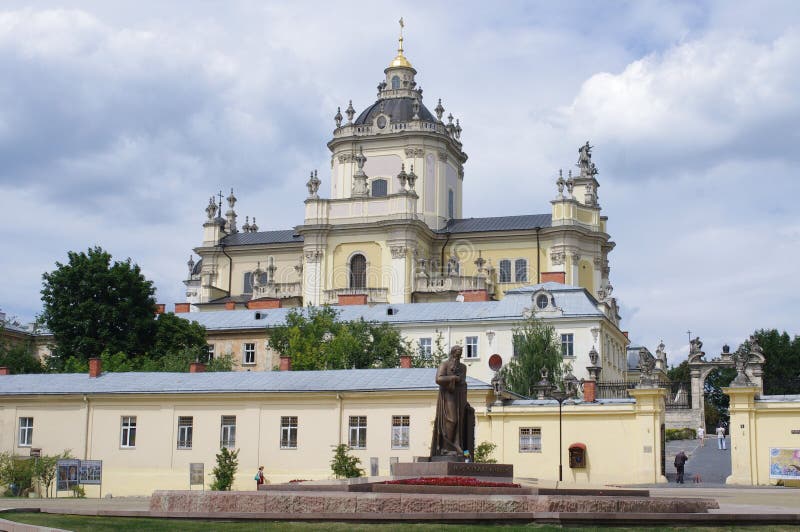 Barock-rokokor domkyrka arkivbild Barock-rokokor domkyrka arkivbild