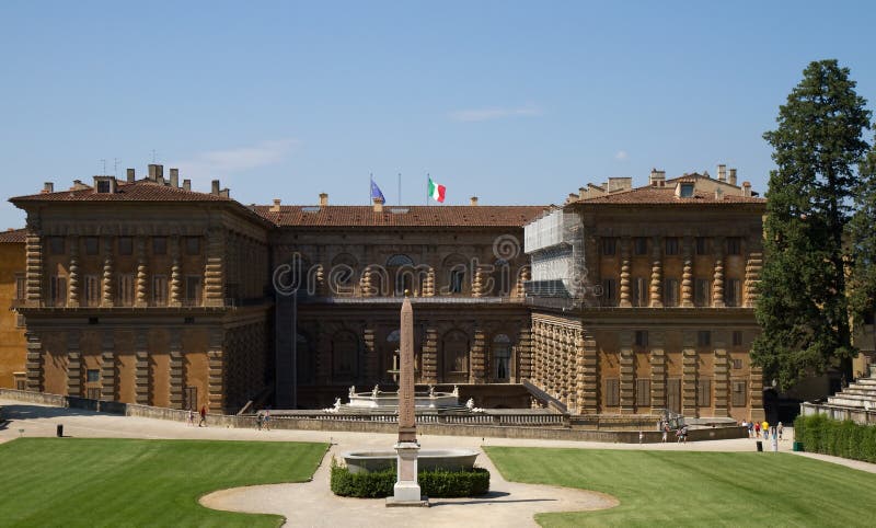 Barok Paleis - Palazzo Pitti stock foto Barok Paleis - Palazzo Pitti stock foto
