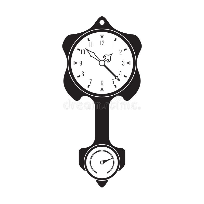 Barometer Vector Icon.Black Vector Icon Isolated on White Background