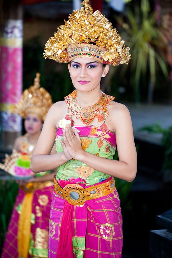 Barong Dancers. Bali, Indonesia stock images