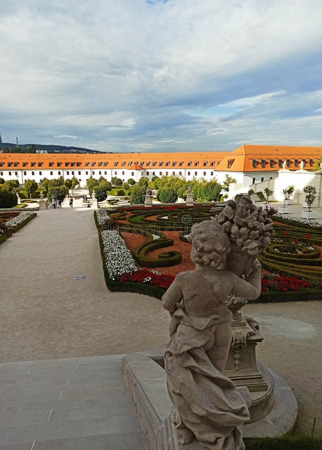 Baroque garden of Bratislava Castle, Slovakia