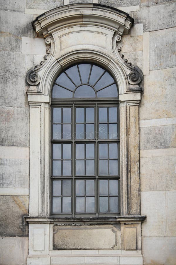 Baroque window stock image. Image of front, classical