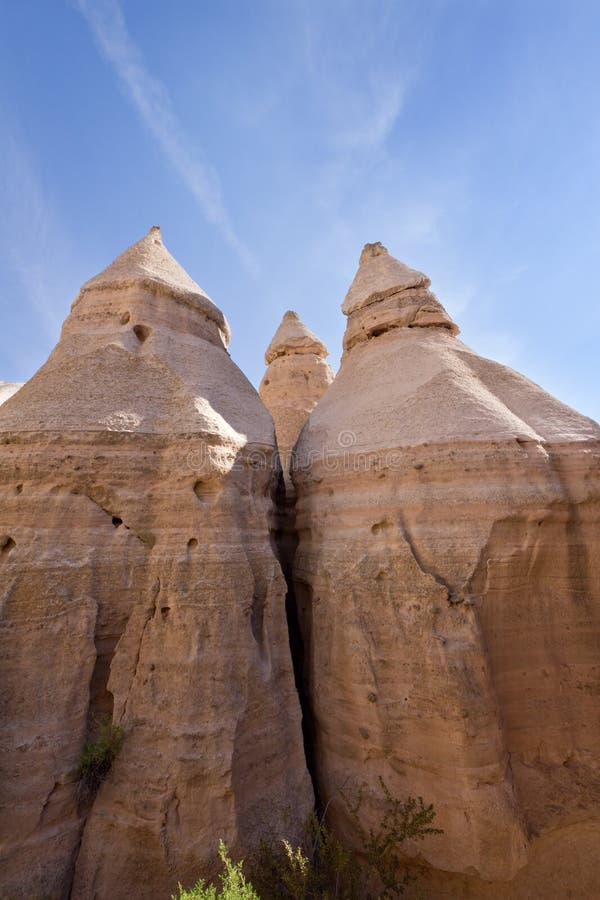 A barraca de Kasha-Katuwe balanç o monumento nacional imagens de stock royalty free