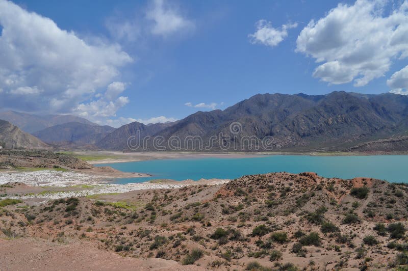 Barrage de Potrerillos. Province de Mendoza. Argentine photos libres de droits