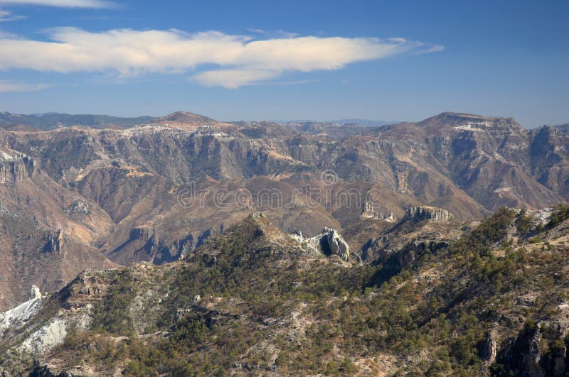 Barranca de cobre foto de archivo libre de regalías Barranca de cobre foto de archivo libre de regalías