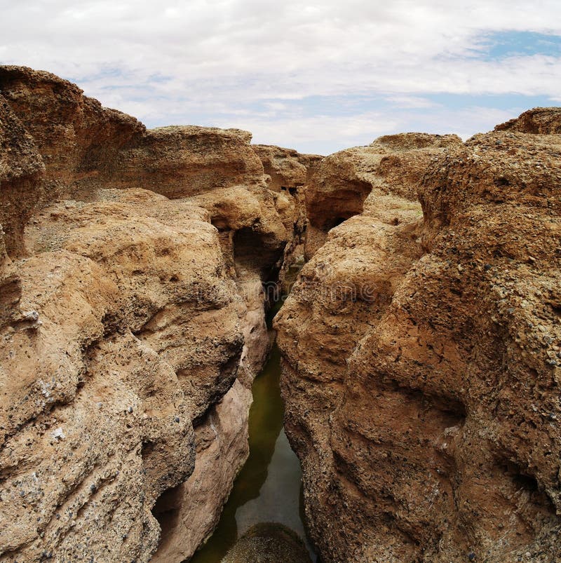 Barranco de Sesriem del río de Tsauchab imágenes de archivo libres de regalías Barranco de Sesriem del río de Tsauchab imágenes de archivo libres de regalías