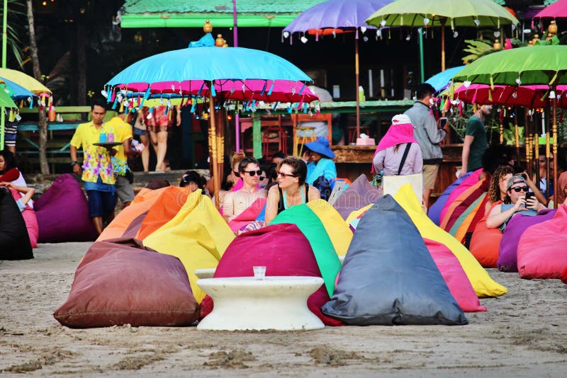 Barre de plage de Bali Canggu image stock Barre de plage de Bali Canggu image stock