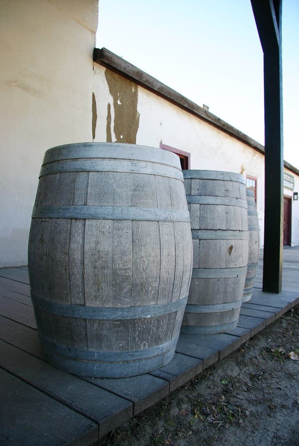 Barrels Vertical stock image. Image of village, west, western 485737