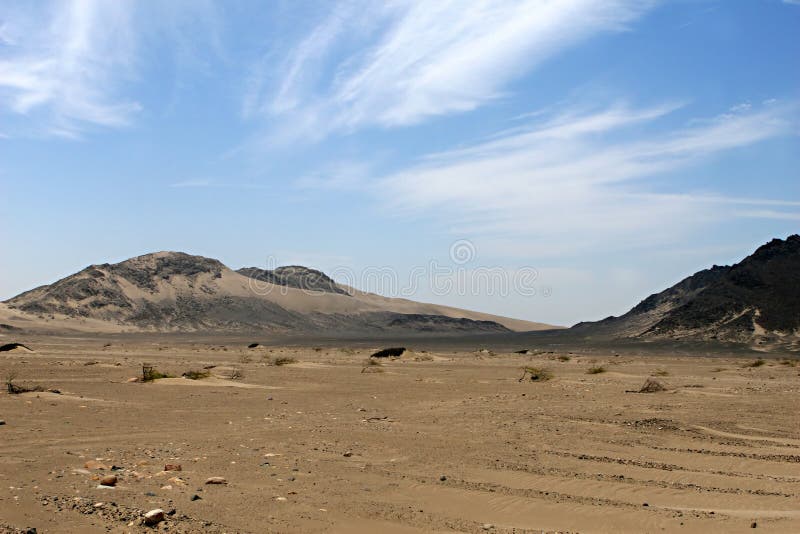 Barren Desert Landscape