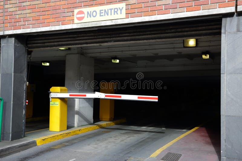 Underground parking stock image. Image of column, concrete - 11286789