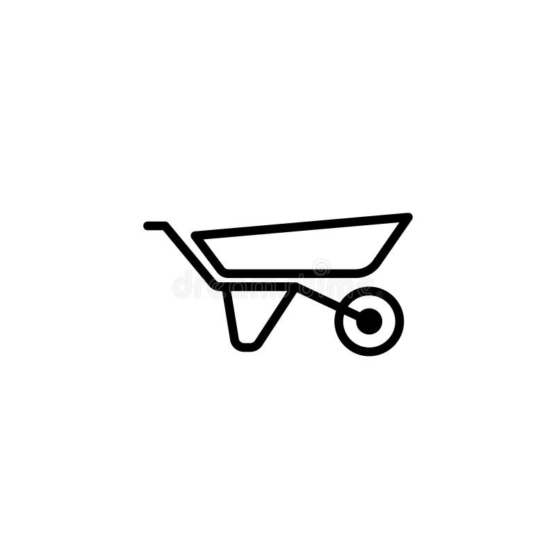 Barrow Icon Stock of Transportation Vehicles Isolated Vector Stock ...