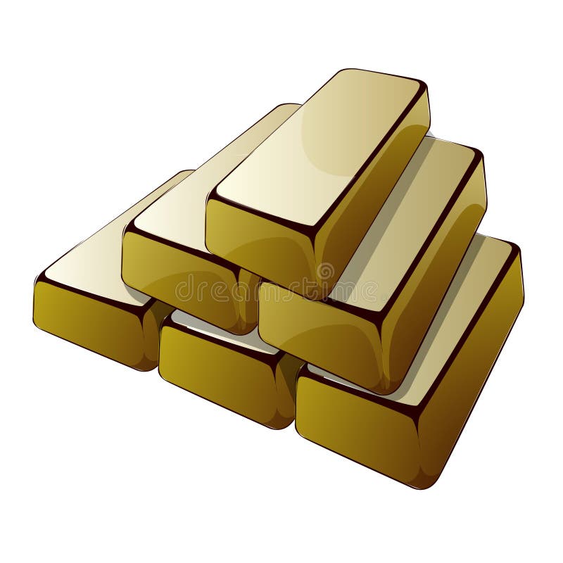 Bars d'or illustration stock Bars d'or illustration stock