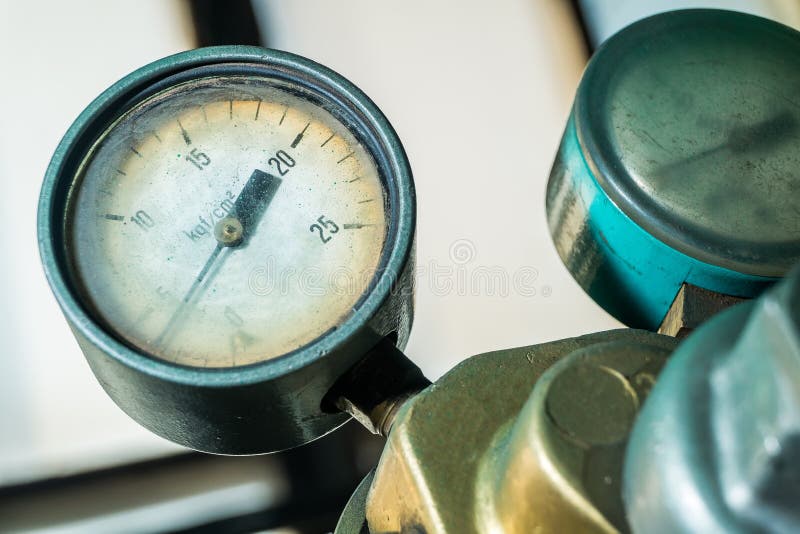 Bars Pressure Sensor on the Machine Stock Photo Image of engineering