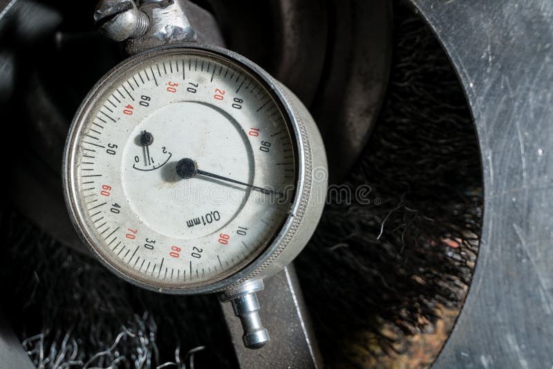 Bars Pressure Sensor on the Machine Stock Photo Image of manometer