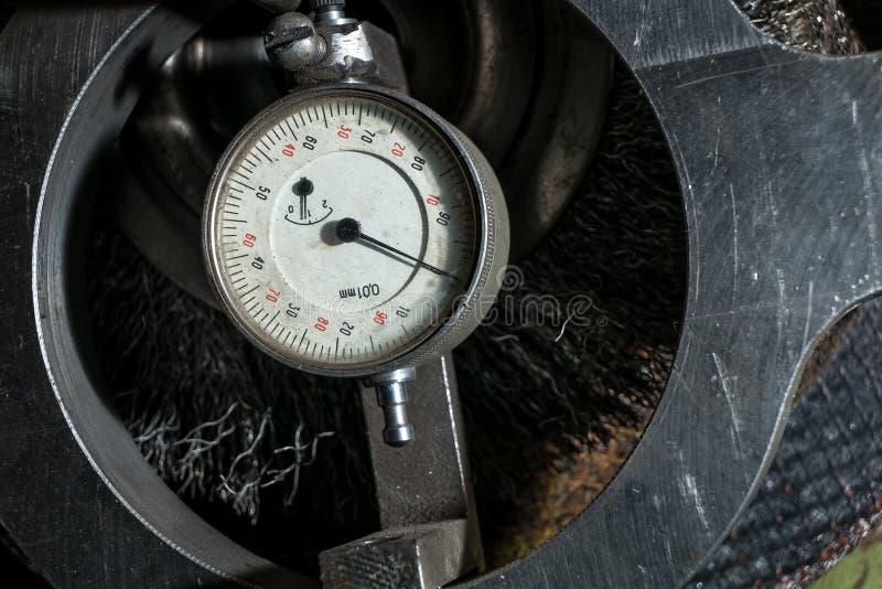 Bars Pressure Sensor on the Machine Stock Image Image of energy