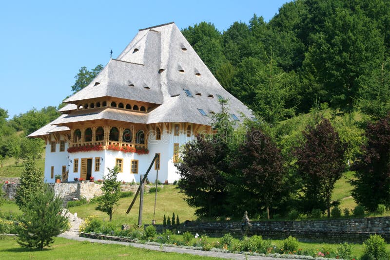 barsanamaramureskloster romania arkivfoto barsanamaramureskloster romania arkivfoto