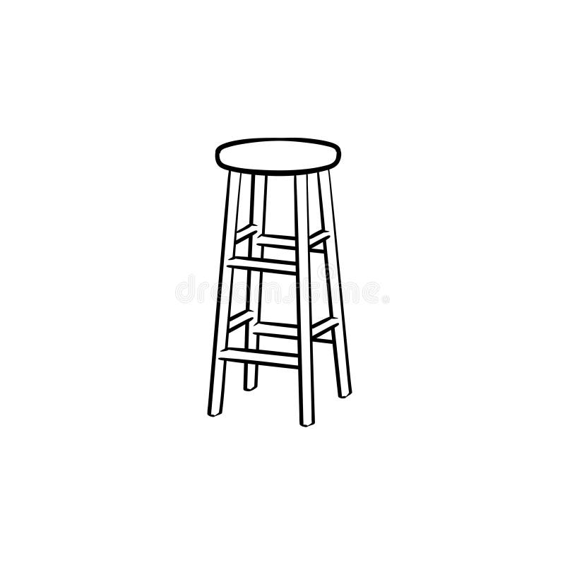 picture Bar Stool Perspective Drawing 263 barstool stock illustrations