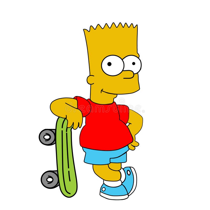 Sad Bart Png Vector Download - Draw Bart Simpson Sad, Transparent