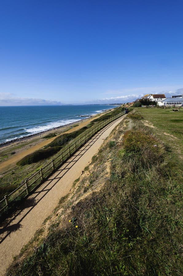 Barton on sea stock image. Image of hampshire, ocean 21518405