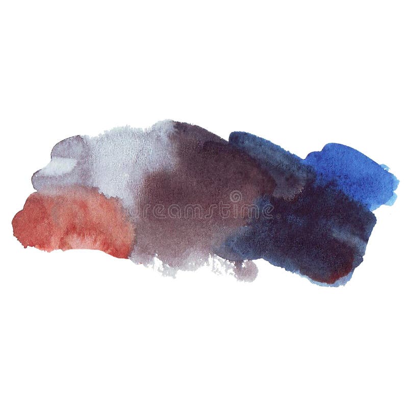 Barwa wodna czerwony niebieski brązowy szary ilustracji Barwa wodna czerwony niebieski brązowy szary ilustracji