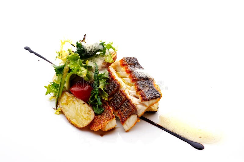 Bas- filéfisk royaltyfri bild