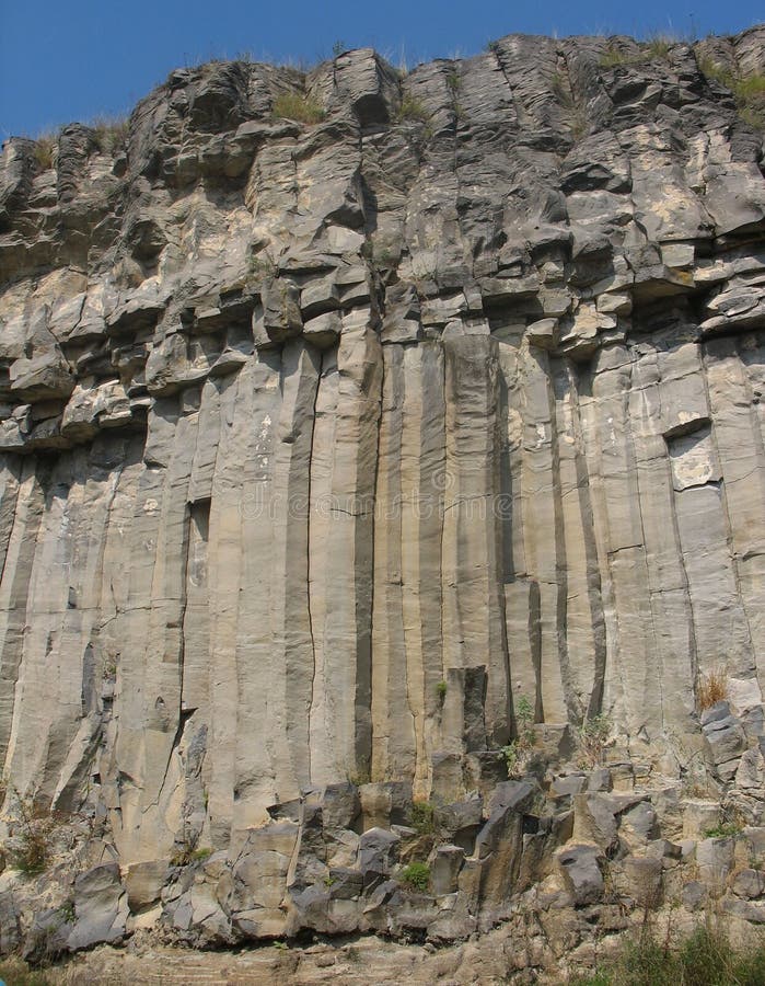 basaltic vägg royaltyfri bild basaltic vägg royaltyfri bild