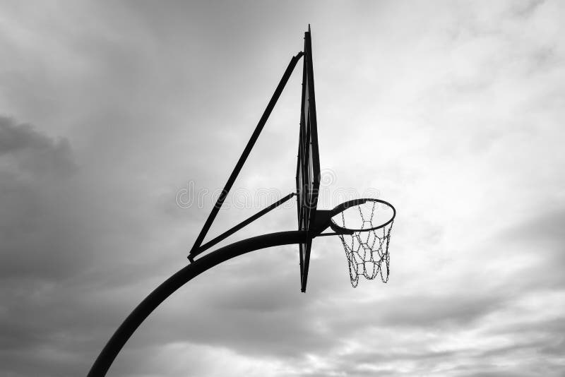Baschet alb negru royalty free stock photos